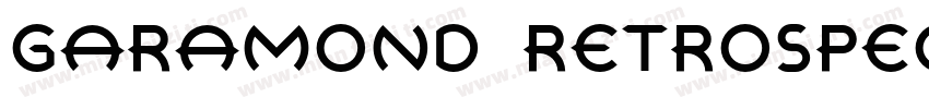 Garamond Retrospective SSi Bold字体转换